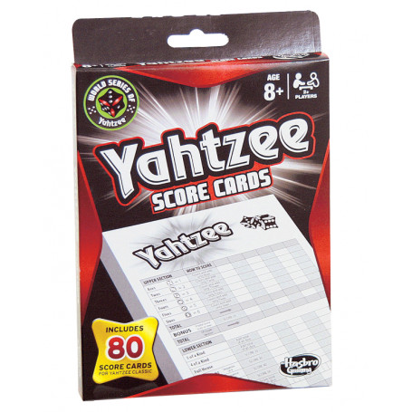 YAHTZEE SCORE PAD