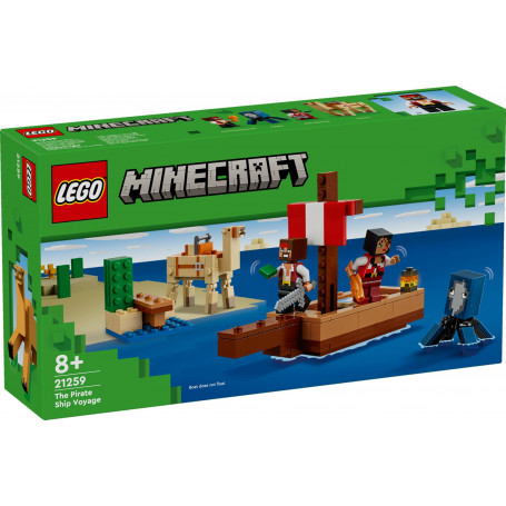 LEGO Minecraft The Pirate Ship Voyage 21259