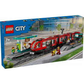 LEGO CITY Downtown Streetcar and Station 60423