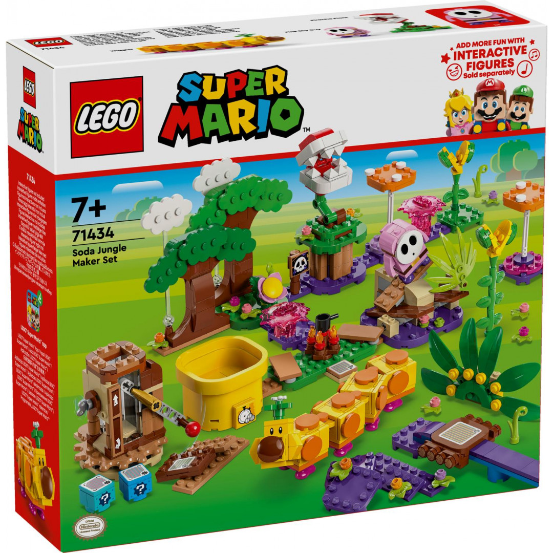 LEGO Super Mario Soda Jungle Maker Set 71434 Afterpay - Main Image