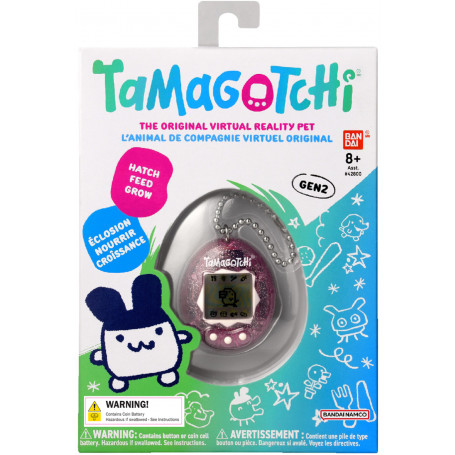 TAMAGOTCHI ORIGINAL PINK GLITTER - NEW PACKAGING WITH PDQ