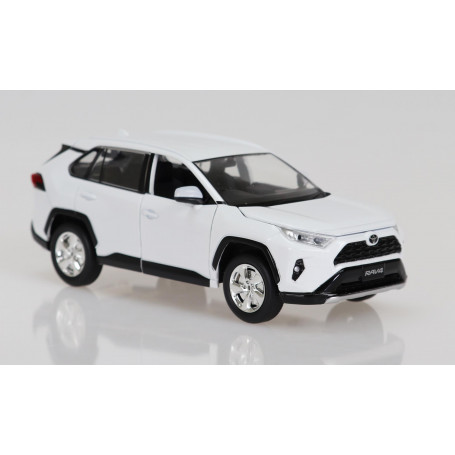 1:24 White Toyota Rav 4 L&S