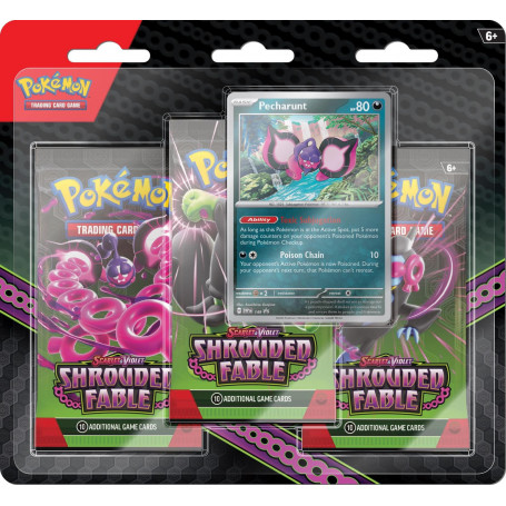 Pokemon TCG SV Shrouded Fable 3 pack Blister