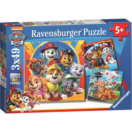 Ravensburger - Paw Patrol 3x49p