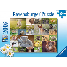 Ravensburger - Cute Animal Babies 200p