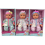 GIGO 12"  BABY MAGGIE DOLLS W/PACIFIERS  ASST