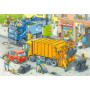 Rburg - Working Trucks Puzzle 2x24pc