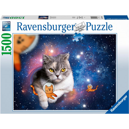 Ravensburger - Cats Flying to Outer Space 1500p