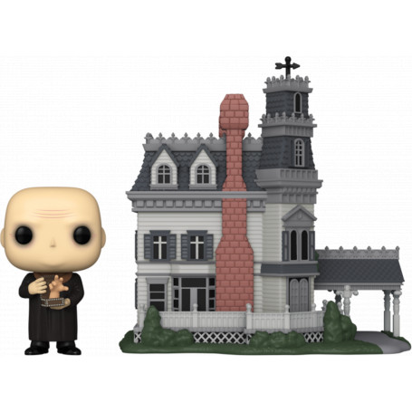 Addams Family (TV) - Fester w/Addams Family Mansion Pop! Town