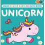 MAGIC COLOUR CHANGING BATH BOOK - UNICORN