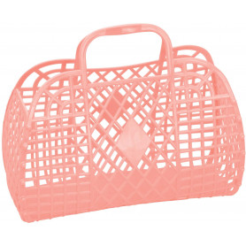 Sun Jellies Retro Basket Peach - Small