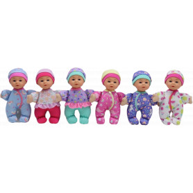 GIGO 7" SOFT BABY DOLLS  ASST