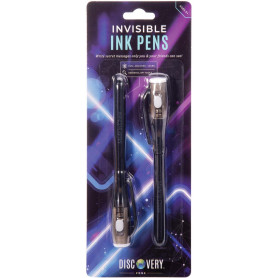 Discovery Zone Invisible Ink Pens with light-Set/2 (18Disp)