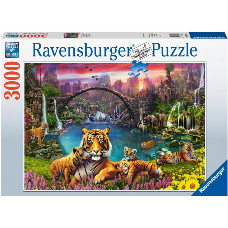 Rburg - Tigers in Paradise Puzzle 3000pc