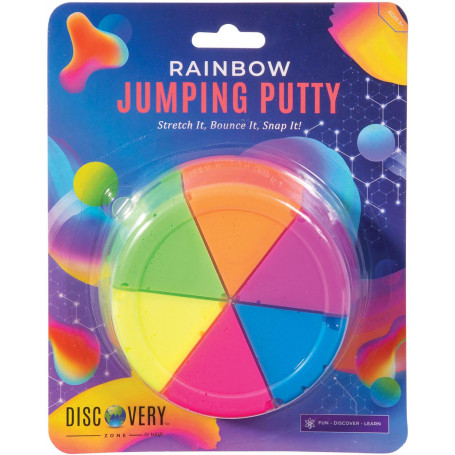 Discovery Zone Rainbow Jumping Putty - NC