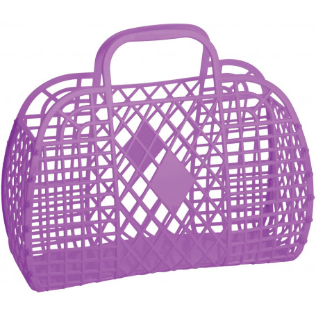 Retro Basket Purple - Small