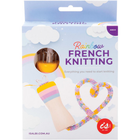 Rainbow French Knitting