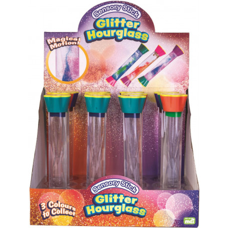 Sensory Stick Glitter Hourglass