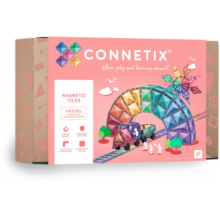 Connetix - Pastel Mega Pack 202 pc