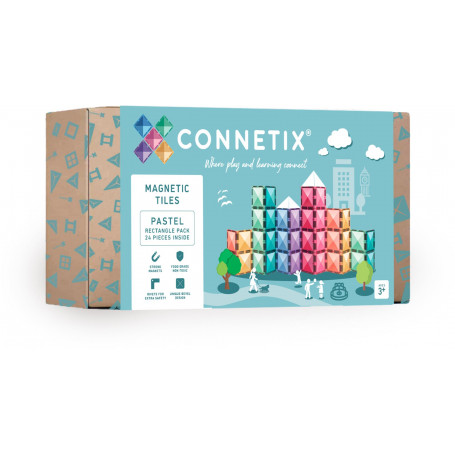 Connetix - Pastel Rectangle Pack 24 pc