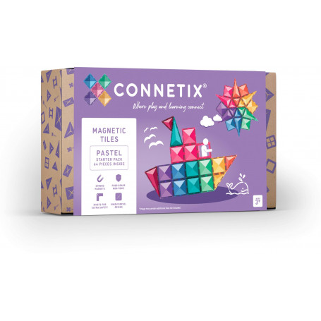 Connetix - Pastel Starter Pack 64 pc