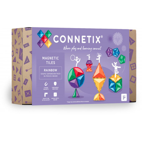 Connetix - Rainbow Shape Expansion Pack 36 pc