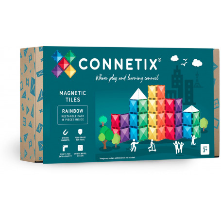 Connetix - Rainbow Rectangle Pack 18 pc