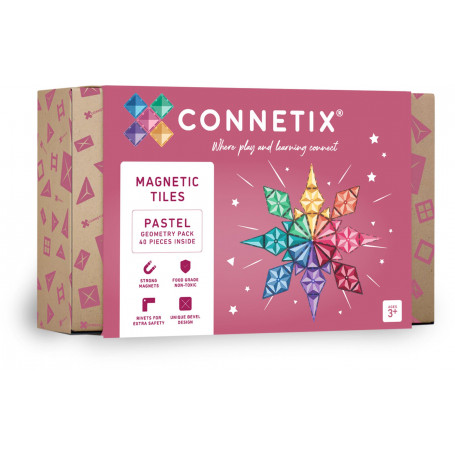 Connetix - Pastel Geometry Pack 40 pc