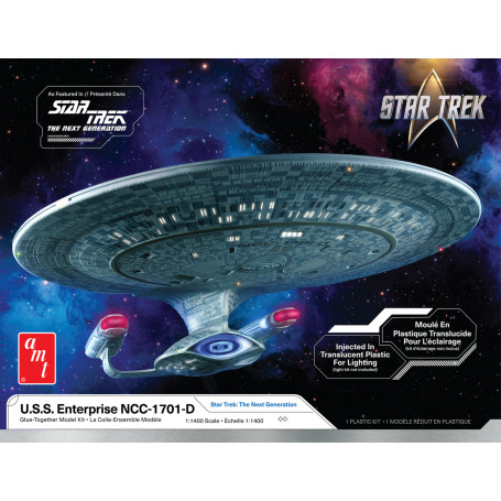 AMT 1/1400 Star Trek: The Next Generation U.S.S. Enterprise NCC-1701-D Plastic Model Kit