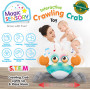 Interactive Crab Crawler (Blue)