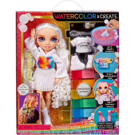 Rainbow High Color & Create NEW Theme Dolls- purple eyes (Solid)