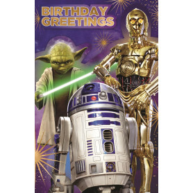 STAR WARS CARD PREMUMLIC BD JUV G