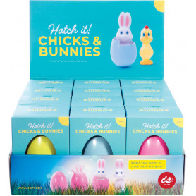 Hatch it Chicks & Bunnies (4Asst/12Disp)