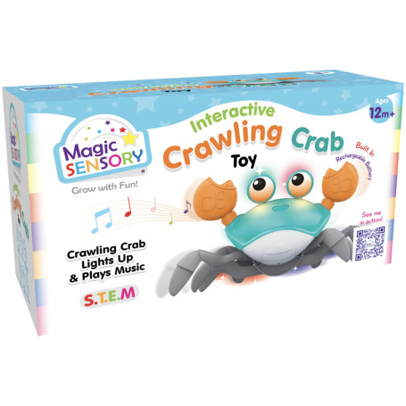 Interactive Crab Crawler (Blue)