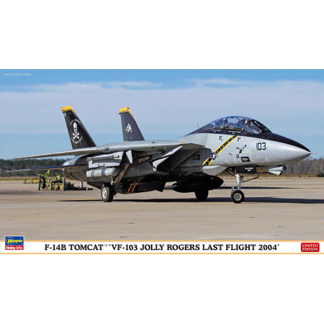 1/72 F-14B Tomcat - VF-103 Jolly Rogers Last Flight 2004 Model Plane