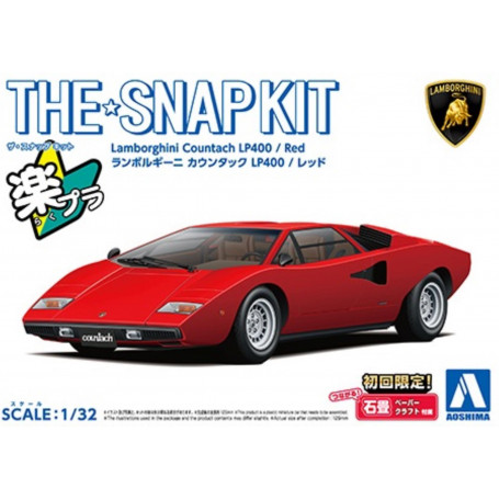 1/32 Lamborghini Countach LP400 (Red