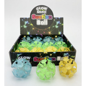 GLOW IN THE DARK SUCTION BALL