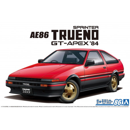 1/24 TOYOTA AE86 SPRINTER TRUENO GT-APEX 84