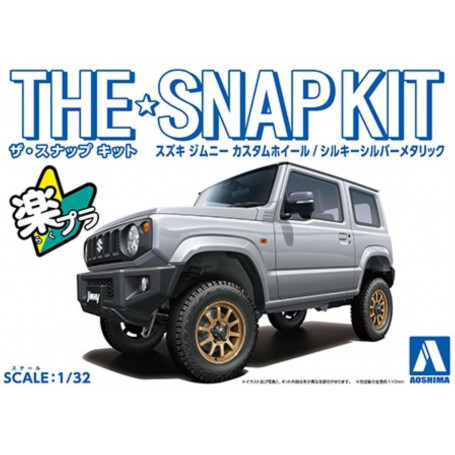 1/32 Suzuki Jimny Custom Wheel (Silky Silver Metallic)