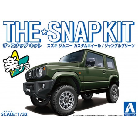 1/32 Suzuki Jimny Custom Wheel (Jungle Green)