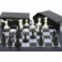 Magnetic Chess/Checkers Black/White 16''