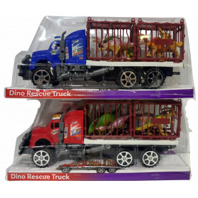 Kan-i FRICTION TRAILER W/4PCS DINOSAURS (M1584)