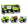 Friction Farm Truck w Trailer -  3 asst