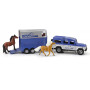 Breyer Stablemates Farms Land Rover & Tag-A-Long Trailer