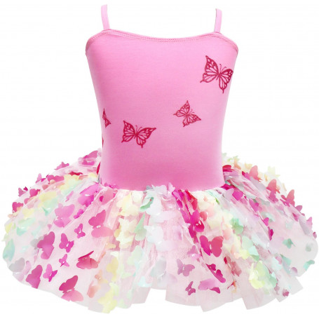 Rainbow Butterfly Tutu Size 3/4