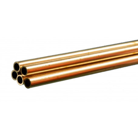 KandS BRASS RND TUBE 5/32odx36" 0.014Wall-KSE-1146