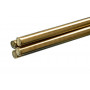 KandS BRASS ROD 1/4  x36"-KSE-1165