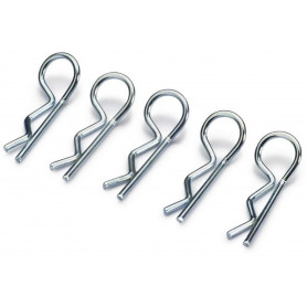 Absima Body Clips Medium/Silver (10 pcs)