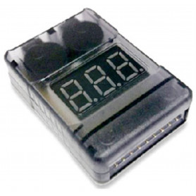 Lipo Battery Low voltage alarm & tester 2-8 Cell