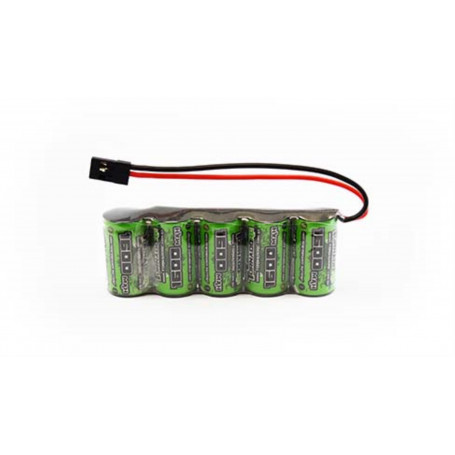 TORNADO RC 1600 MAH 6.0V FLAT RX PACK NIMH